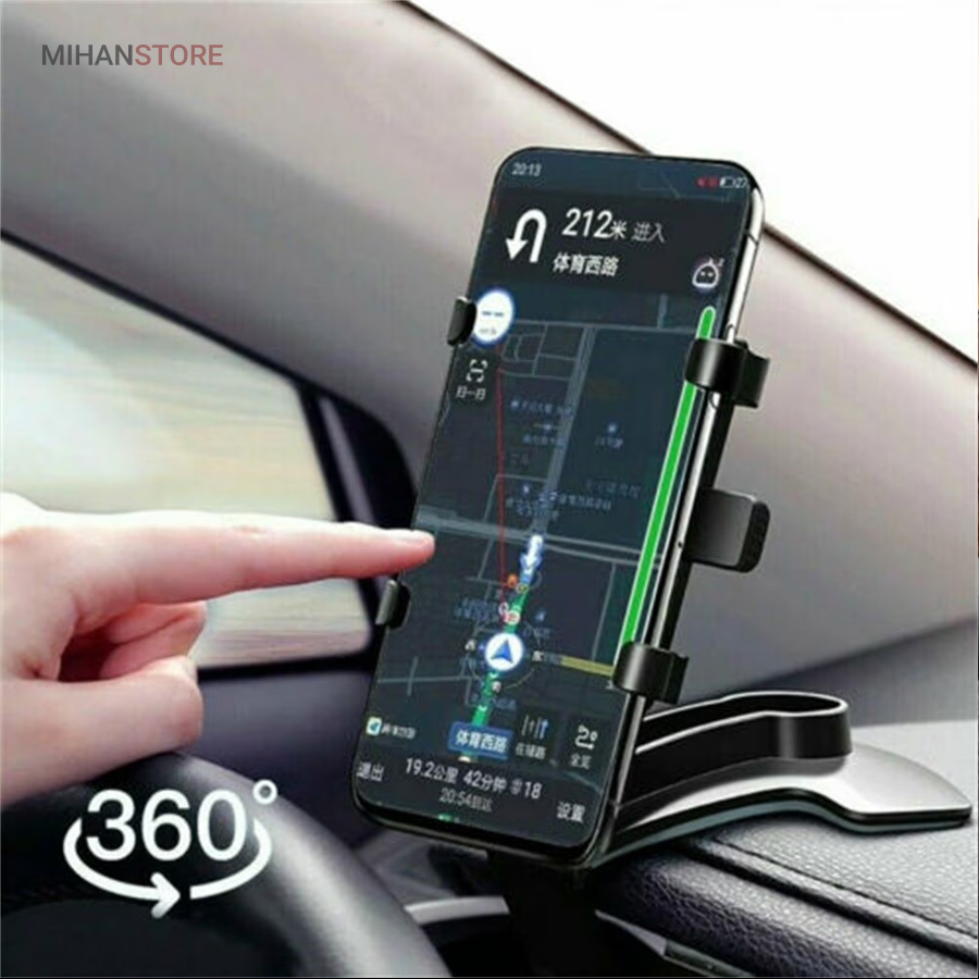 هولدر موبایل جلو داشبورد و سایه بان